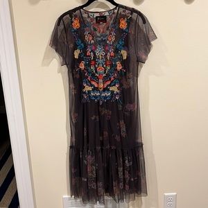 Johnny Was Biya Mesh Dress